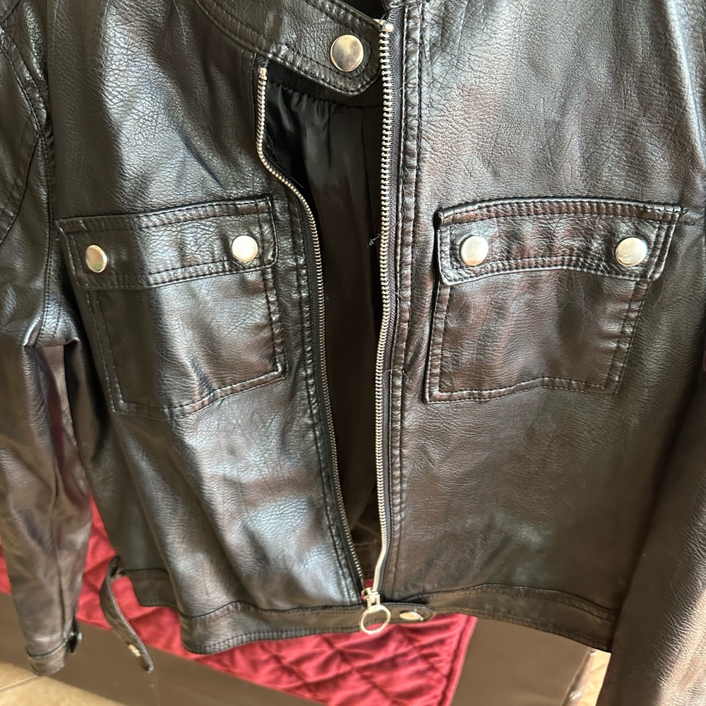 Ladies Black Jacket Size Medium in good condition